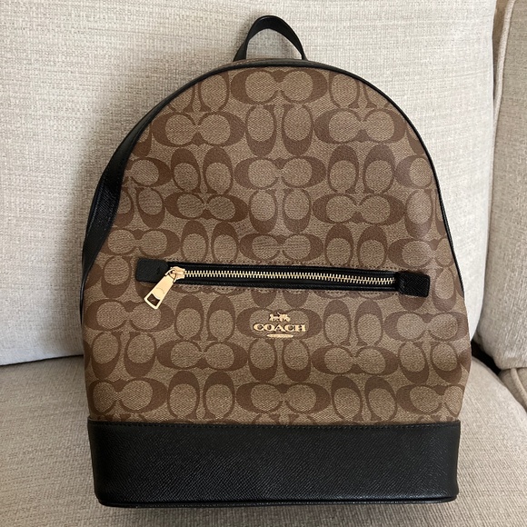 Coach Signature Canvas Backpack